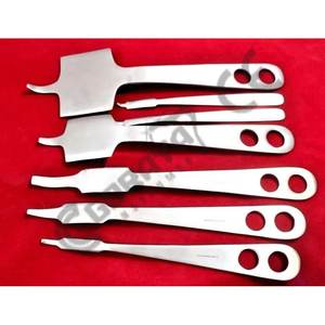 Goraya เยอรมันชุดเครื่องดึงรั้งกระดูกเครื่องมือผ่าตัดสัตวแพทย์7ชิ้นได้รับการรับรองจาก CE ISO - Product Image 1