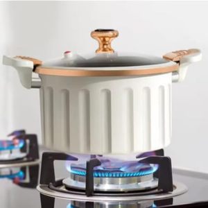 <span class=keywords><strong>Olla</strong></span> de Micro Presión de Aluminio Fundido a Presión con Revestimiento Cerámico Antiadherente y Asas con Cierre Deslizante para Cocinar - Product Image 3