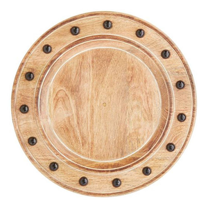 Charger Plate Restaurant hôtel snack plaque en bois pour la taille moyenne la plus exigeante de qualité supérieure - Product Image 5