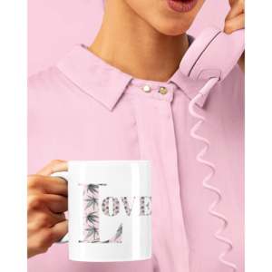 Taza de Cerámica con Diseño de Cannabis para Regalos - Product Image 3