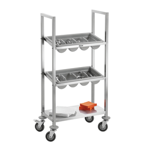 Chariot de rangement pour couverts TBST200 pour organiser et transporter les ustensiles de cuisine - Product Image 1