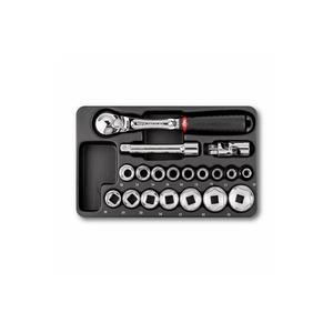 Usag 19-Piece <b>Ratchet</b> Set with Hexagonal <b>Sockets</b> and Inserts for <b>Socket</b> Product Use - Product Image 1
