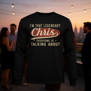 La leggendaria maglietta a maniche lunghe di Chris su cui tutti parlano! per Promozioni - Product Image 3