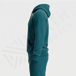 Conjunto Deportivo de Pantalones y Sudadera con Capucha de Felpa de Algodón de Calidad para Hombre, Lavado Ácido, Estilo Jogger, para Gimnasio, Fitness, Color Personalizado - Product Image 3