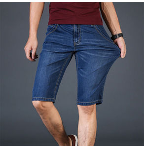 กางเกงยีนส์ขาสั้นผู้ชายสำหรับฤดูร้อน ระบายอากาศได้ดี สีอ่อน รับผลิตตามสีที่ต้องการ บริการ OEM คุณภาพสูง ผ้าฝ้าย 100% - Product Image 6