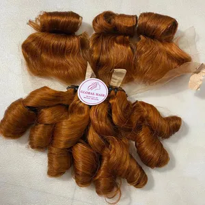 10A Brazilian Hair Romance Bouncy Curls Funmi Hair Virgin Remy Human Extension Fumi Hair set genius weft