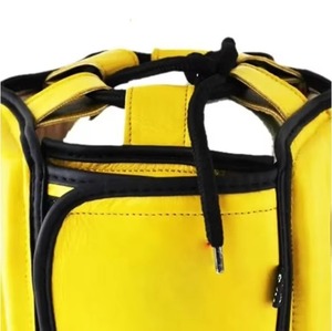 Casque de boxe en cuir OEM pour hommes - Logo/couleurs personnalisés, respirant, durable, réglable, léger - Product Image 2