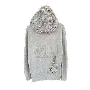 Gran oferta 2025, recién llegado, sudaderas con capucha desgastadas para hombre, sudaderas con capucha desgastadas básicas de mezcla de algodón para hombre - Product Image 2