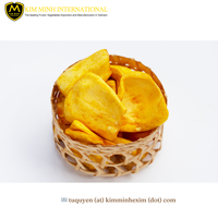 Chips de Jackfruit Séché Croustillant du Vietnam 100% Jackfruit Frais Saveur Sucrée Sans Sucre Texture Moelleuse Snacks Fruits et Légumes OEM