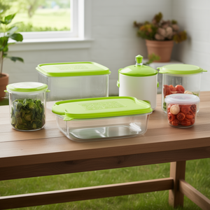 2087C12 Food <b>Container</b> 1.5L Household Storage Jars Food Grade Plastic Preserved Used As a Food Warmer Kitchen Storage - Product Image 3