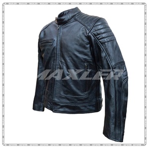 Blouson en cuir pour moto, vêtements de moto pour homme, vêtements de motocross, combinaison de course, vêtements de moto, blouson en cuir de locomotive - Product Image 2