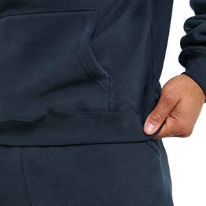 High Quality 100% Cotton Fleece <b>Pullover</b> <b>Men</b> Hoodies Streetwear Tracksuits Heavyweight Puff Printing Pocket Regular Fit Casual - Product Image 4