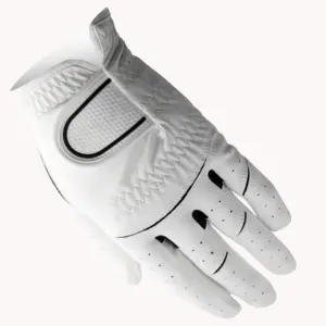 Custom Logo Cabretta Leather Golf Men's Weather Spann Premium leather Golf Gloves wilson golf