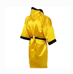 Robe de boxe en satin de polyester de haute qualité pour les entraînements et les compétitions, respirante, écologique, protectrice, noire, verte, adulte, personnalisée - Product Image 2