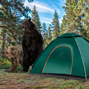 Carpa Familiar Ultraligera de Una Habitación con Tela de PVC Reforzada y Postes de Aluminio/Fibra de Vidrio para Aventuras al Aire Libre - Product Image 5