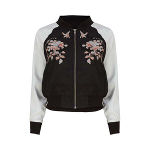 Velvet Noir Satin Bomber Black-on-Black Quilting & Oversized Fit para Shadowy Chic hecho en Pakistán - Product Image 1