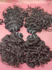 Extensiones de Peluca de doble dibujado de pelo virgen indio crudo auténtico paquetes colección templo suministro de cabello humano - Product Image 4