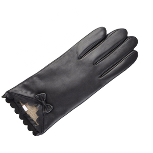 Wholesale Fashion Men Sports Leather <b>Gloves</b> Thermal Breathable Outdoor Travel Plain Casual <b>Wool</b> Lined Winter Warm Pakistan - Product Image 4
