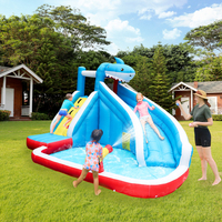 Toboggans aquatiques en stock – Combo château gonflable et toboggan aquatique pour événements estivaux – Commandes directes pour acheteurs et détaillants en ligne