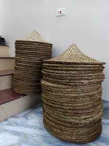 หมวกทรงกรวยไม้ไผ่เวียดนามสีน้ำตาลเป็นมิตรกับสิ่งแวดล้อม - Product Image 4