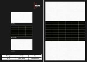 Carreaux muraux en céramique 300x600mm, finition moderne, brillant, mat, texture sculptée effet sucre, pour salle de bain, cuisine, design mural intérieur luxueux - Product Image 2