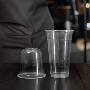 Vasos Desechables Transparentes de Plástico de 95 mm con Tapa, Vasos de PP de 16 oz y 22 oz para Té, Café, Jugos y Bebidas, Venta al por Mayor - Product Image 5