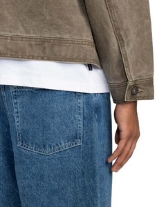 Chaqueta de lona con bolsillos y logotipo personalizado al por mayor, chaqueta transpirable de lona de algodón 100% de alta calidad para hombre, chaquetas de trabajo - Product Image 2