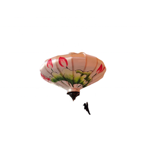 Linterna de seda de bambú rojo de Vietnam, iluminación artesanal de bambú tradicional, decoraciones de pared elegantes para bodas, fiestas, graduaciones - Product Image 5