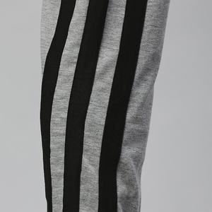 Men's High Quality Gray Striped Joggers Winter Wear Outdoor Athletic Fitness Joggers Casual Streetwear Trousers for Unisex - Product Image 6