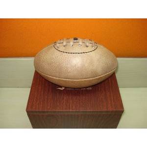 ลูกบอลรักบี้ขนาดเล็กทนทานทุกฤดูทำจากหนังแท้พร้อมลูกบอลกีฬาแบบยูเนี่ยนเย็บด้วยมือ - Product Image 5