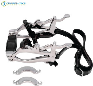 เครื่องมือเปิดปากม้าแบบปรับได้ ทำจากสแตนเลส สำหรับงานทันตกรรมสัตว์ - Product Image 1