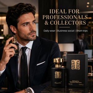 <span class=keywords><strong>Eau</strong></span> <span class=keywords><strong>de</strong></span> <span class=keywords><strong>Parfum</strong></span> (EDP) <span class=keywords><strong>para</strong></span> <span class=keywords><strong>Hombre</strong></span> con Aroma a Ámbar en Botella <span class=keywords><strong>de</strong></span> Vidrio, Tamaño <span class=keywords><strong>de</strong></span> Viaje, con Fragancia Duradera <span class=keywords><strong>para</strong></span> el Uso Diario - Product Image 4