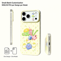 Étui de téléphone personnalisé imprimé en TPU+TEP magnétique pour la série 18, résistant aux chocs avec coussin d'air, OEM ODM