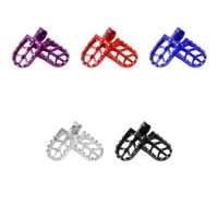 Repose-pieds de moto pour Surron Light Bee, en aluminium 6061 T6, plateforme large antidérapante, pour moto tout-terrain, repose-pieds CNC, paire