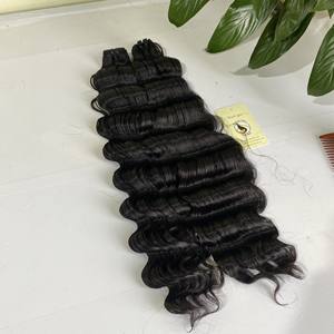 Mechones de pelo brasileño, extensiones de cabello ondulado de Color Natural, barato, venta al por mayor, nuevo producto, 100% - Product Image 3