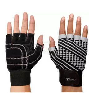 ถุงมือออกกำลังกายแบบยูนิเซ็กซ์รุ่นใหม่ ผลิตในปากีสถาน ทำจากหนัง น้ำหนักเบา ระบายอากาศได้ดี คุณภาพสูง มีตัวเลือกปรับแต่งได้ - Product Image 1