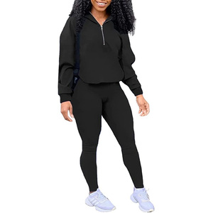 Survêtement deux pièces en velours pour femmes, vente en gros - Product Image 6