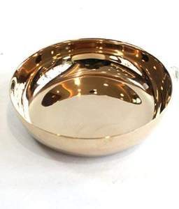 Ensemble de salle à manger Kansa en bronze élégant Vaisselle traditionnelle matte en bronze Kansa Vaisselle Kansa gravée avec finition mate - Product Image 6