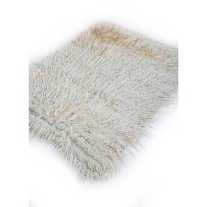 Tapis en laine noué à la main Zuri Ivory Pae-1377, couleur unie, motif puzzle rectangulaire pour la maison, le salon, le couloir, l'entrée, les adolescents - Product Image 2