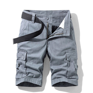 2025 venta al por mayor 100% algodón Cargo Shorts hombres cremallera Fly Cargo bolsillos estilo fresco pantalones cortos para hombres logotipo personalizado pantalones cortos - Product Image 3