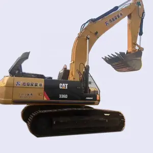 Máquinas de construção usadas 36 Ton original Caterpillar CAT336D CAT336 escavadeira hidráulica em estoque