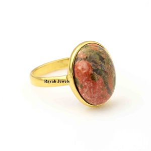 2025แหวนนิรันดร์แจสเปอร์สเปอร์แท้จากธรรมชาติคุณภาพสูง925สเตอร์ลิงซิลเวอร์เวอร์มีย์เน้นเครื่องประดับงานแต่งงานที่ดีสำหรับผู้หญิง - Product Image 5