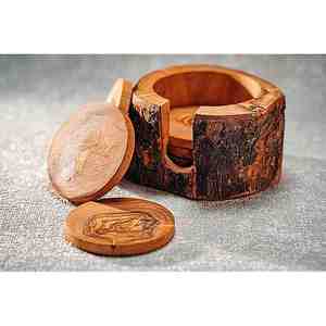 High Quality Handcrafted <b>Slate</b> <b>Coasters</b> Customised Bulk Walnut Sheesham Wood Mats & Pads Directly Exported From India - Product Image 3