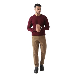 Mens Casual Crewneck Sweatshirt Soft Brushed Cotton Polyester Fabric Comfortable Daily Wear <b>Long</b> Sleeve <b>Top</b> - Product Image 1