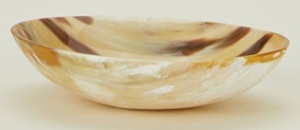 Hermoso cuenco de cuerno profundo hecho a mano con impresionante brillo sin BPA para ensaladas, aperitivos, exhibición de mesa como regalo de centro de mesa decorativo - Product Image 2