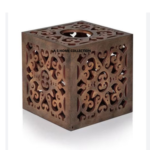 Antique Wooden Tissue <b>Box</b> New Design Home Storage Organizer for Kitchen Perfect Decor Wholesale Price from India - Product Image 1