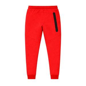 Ensemble de survêtement pour homme, veste à capuche zippée et pantalon de jogging en polaire technique, rouge, vêtements de sport pour l'entraînement - Product Image 6