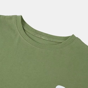 เสื้อยืดทรงพอดีตัวสำหรับผู้ชายเสื้อคอกลมผ้าฝ้าย100แบบสั่งทำ - Product Image 3