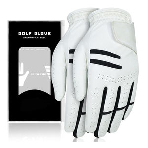 Acheter des gants de golf personnalisés professionnels emballage marque privée gant de golf main gauche Cabretta cuir gants de golf pour hommes en peau de mouton - Product Image 1