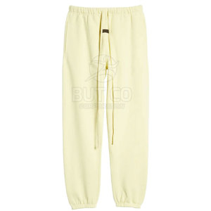 Meilleur prix! Pantalon de survêtement en molleton de coton personnalisé avec logo Jogging décontracté à motif droit taille moyenne vente en gros - Product Image 1
